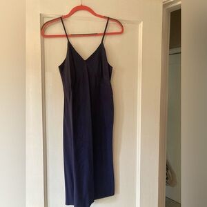 Vintage blue silk slip